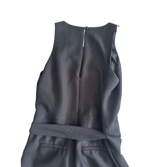 BANANA REPUBLIC Black Crop Wide Leg Jumpsuit Size 0P - Picture 3 of 7